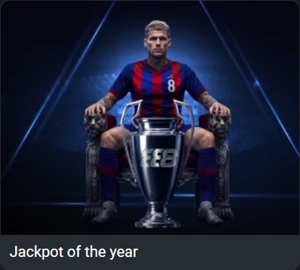 888Starz Jackpot of the Year footballer