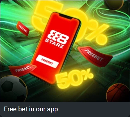 888Starz app free bet on phone